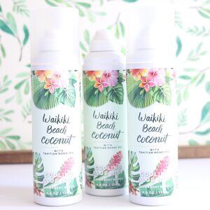BBW | Waikiki Beach Coconut Cooling Aloe Mist Tropical Beach Set of 3 NWT